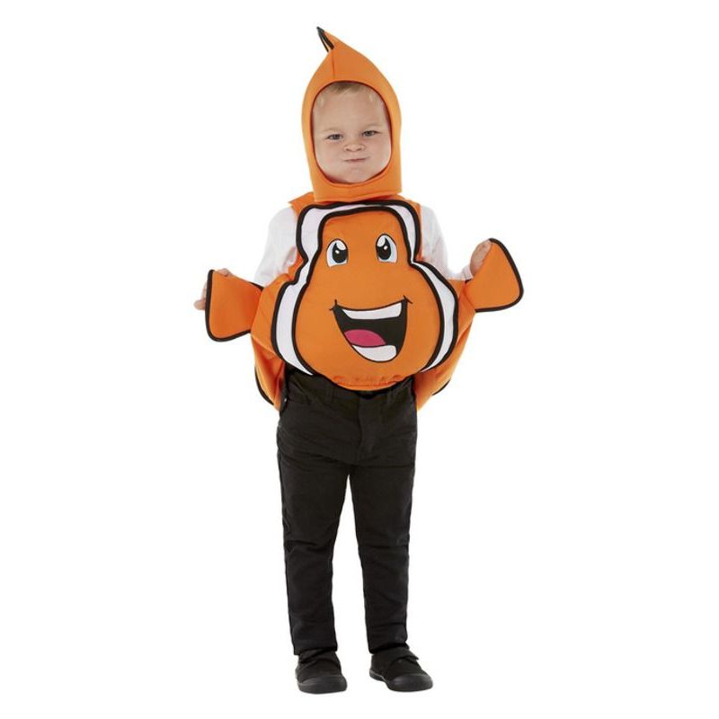 Toddler Clown Fish Costume Unisex Orange