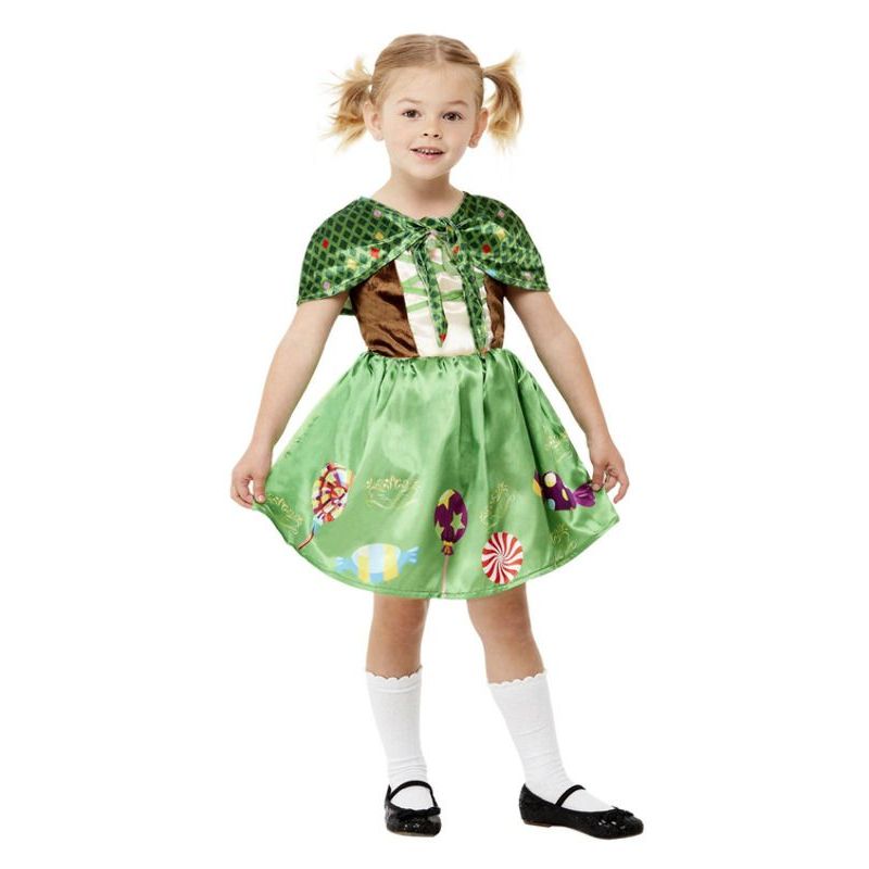 Toddler Gretel Costume Girls Green