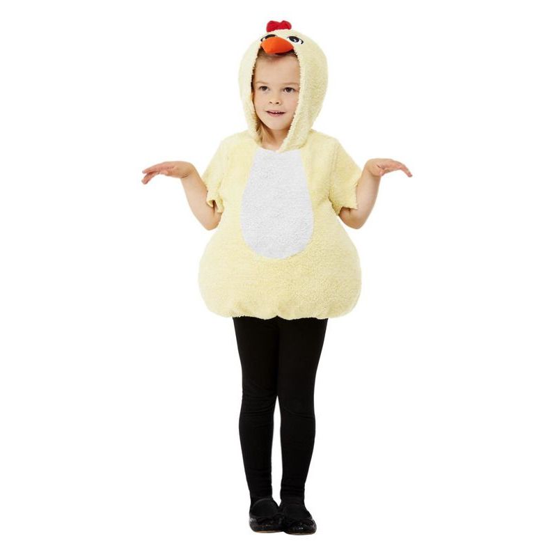 Toddler Chick Costume Unisex White