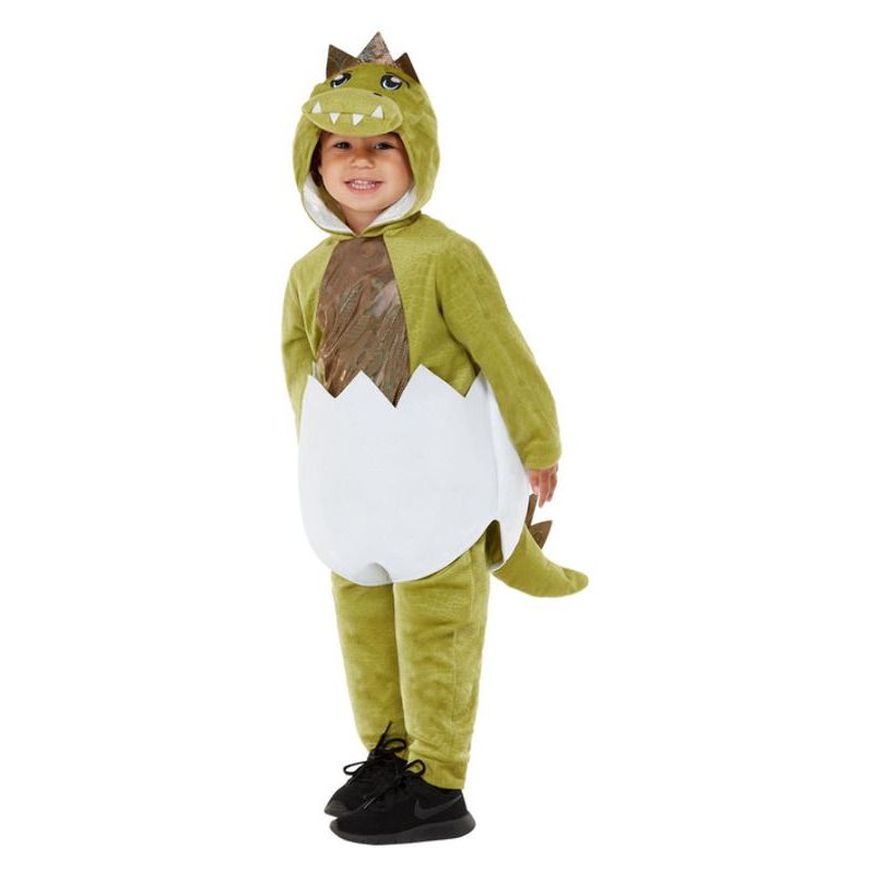 Deluxe Toddler Hatching Dino Costume Boys White