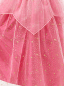 Sleeping Beauty Glitter & Sparkle Costume Child Girls Pink