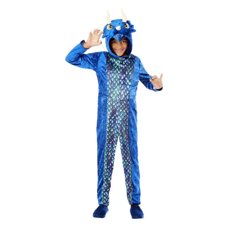 Dinosaur Onesie Costume Boys Blue