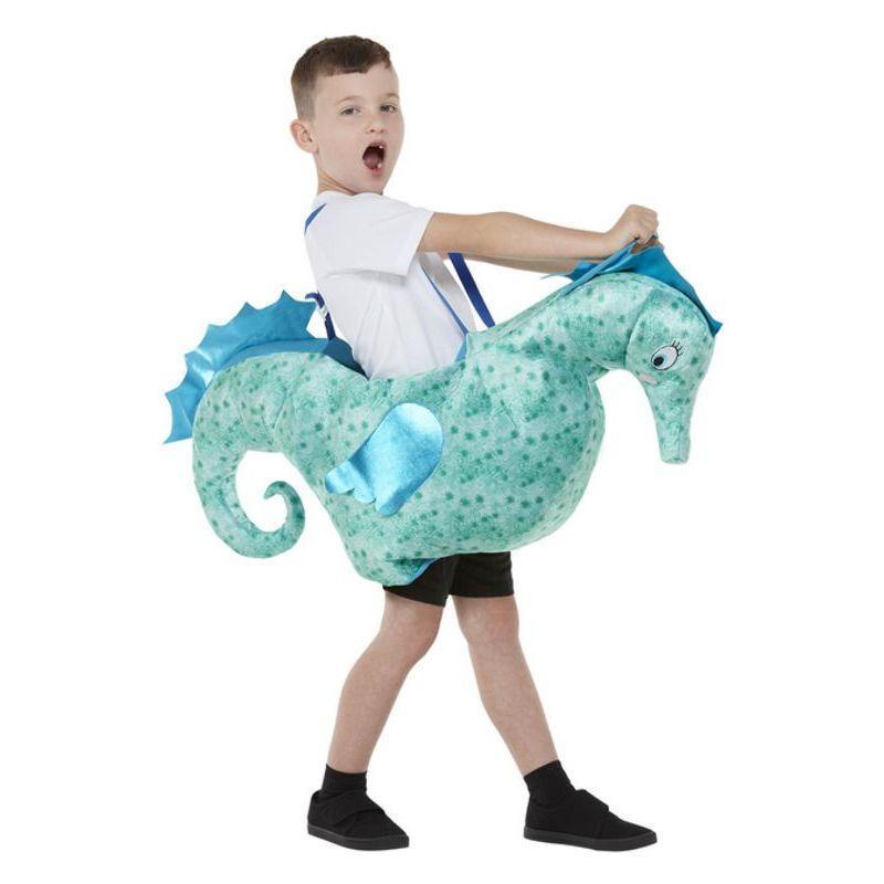 Ride In Seahorse Costume Unisex Blue