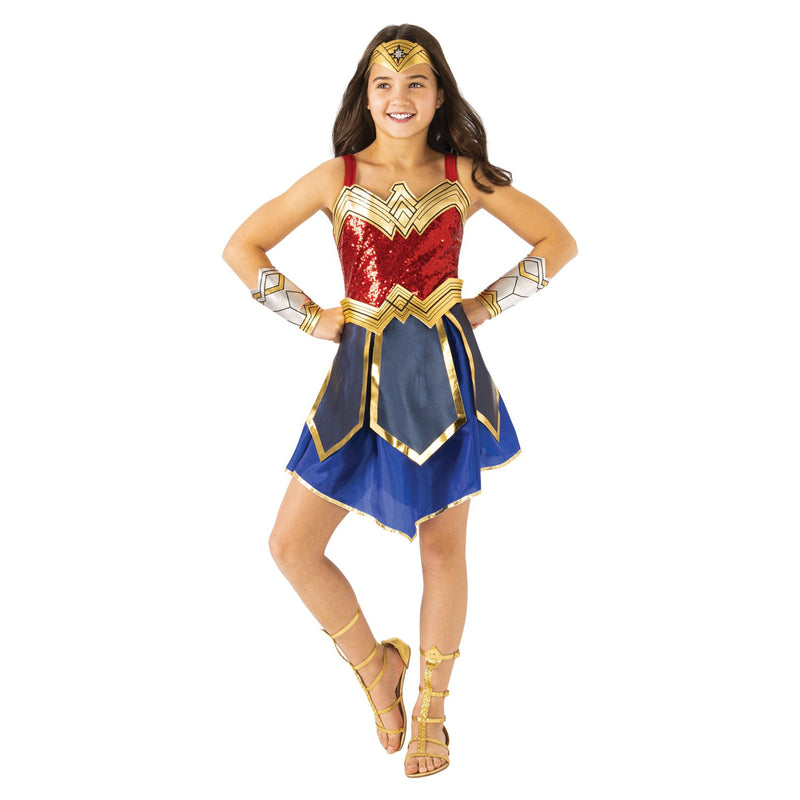 Wonder Woman 1984 Deluxe Costume Girls Red
