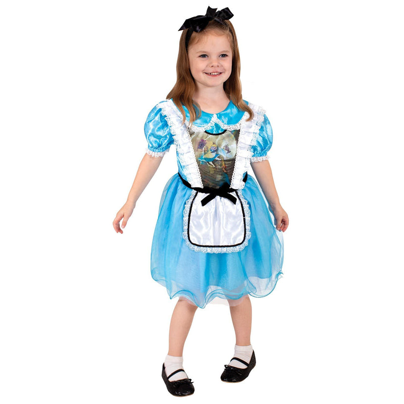 Alice In Wonderland Lenticular Costume Child Girls -1