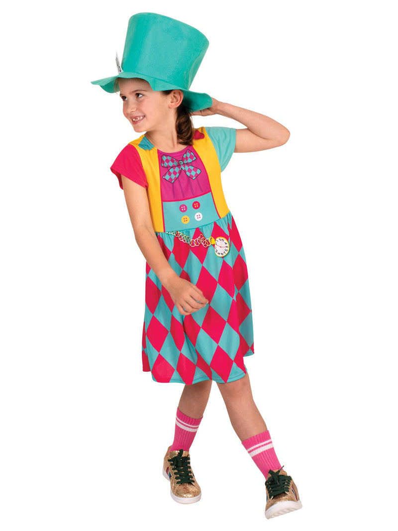 Mad Hatter Girls Classic Costume Child -3