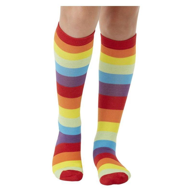 Clowns Striped Socks Unisex