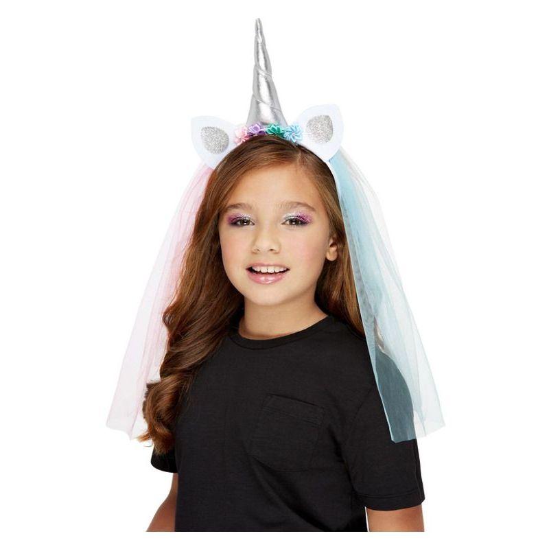 Unicorn Pastel Headband Girls White