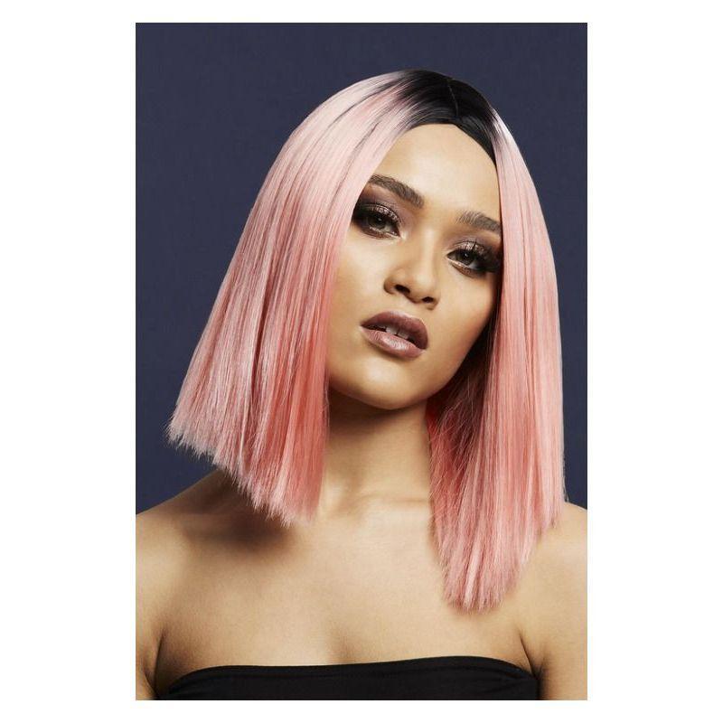Fever Kylie Wig Two Toned Blend Coral Pink