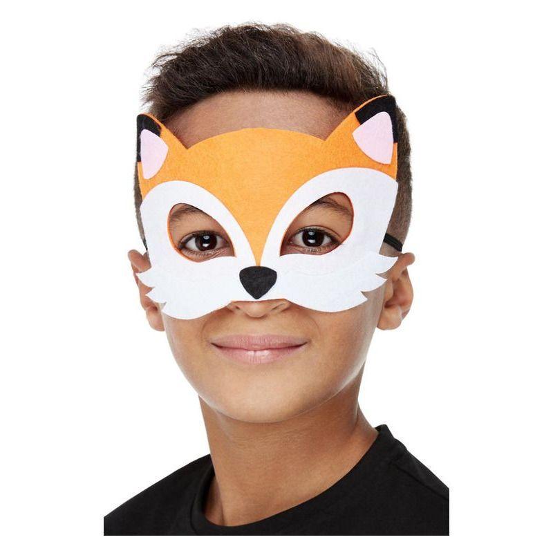 Fox Felt Mask Unisex Orange