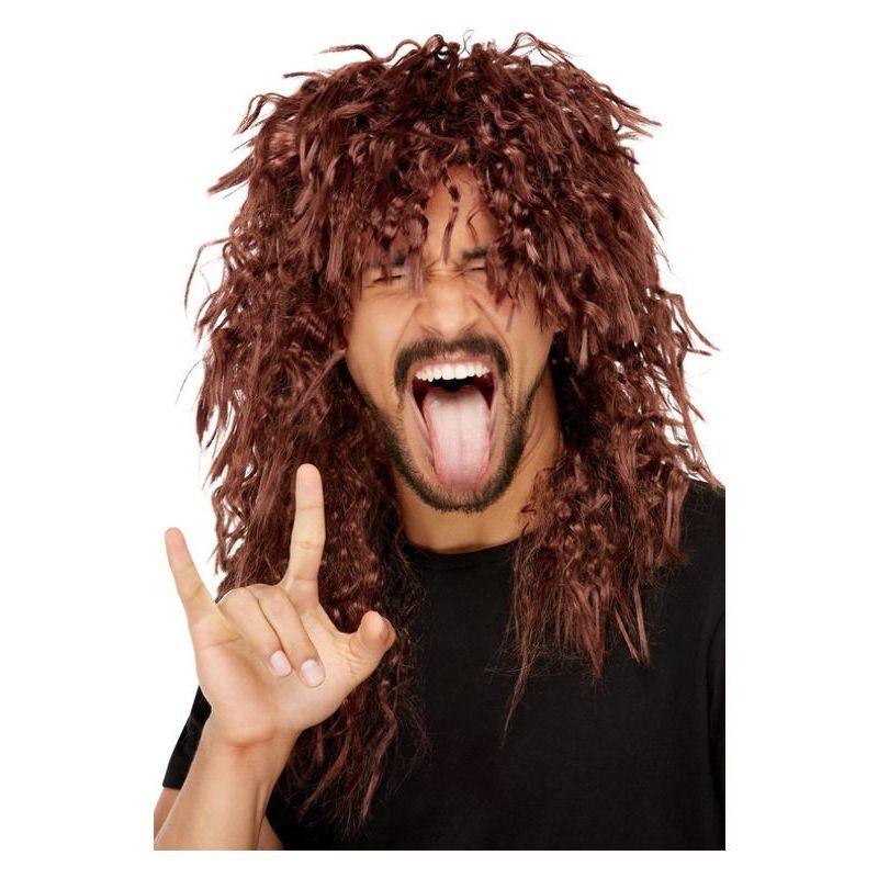 Hard Rocker Wig Brown Mens