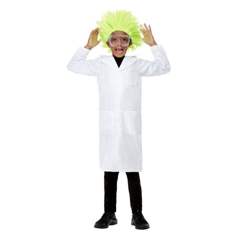 Explosive Scientist Wig Child Green