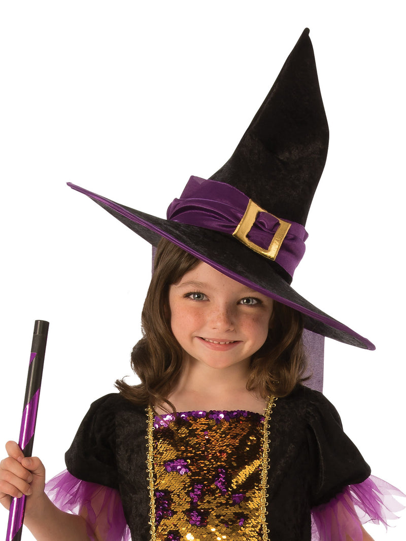 Colour Magic Witch Costume Girls