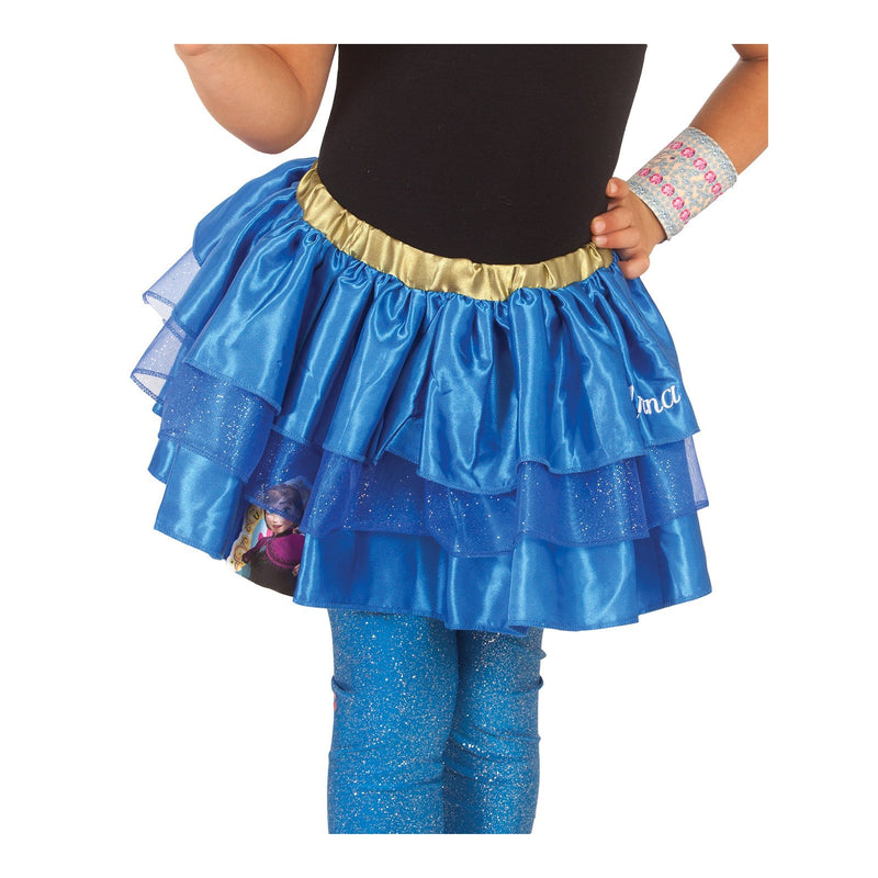 Anna Princess Tutu Skirt Child Girls Blue