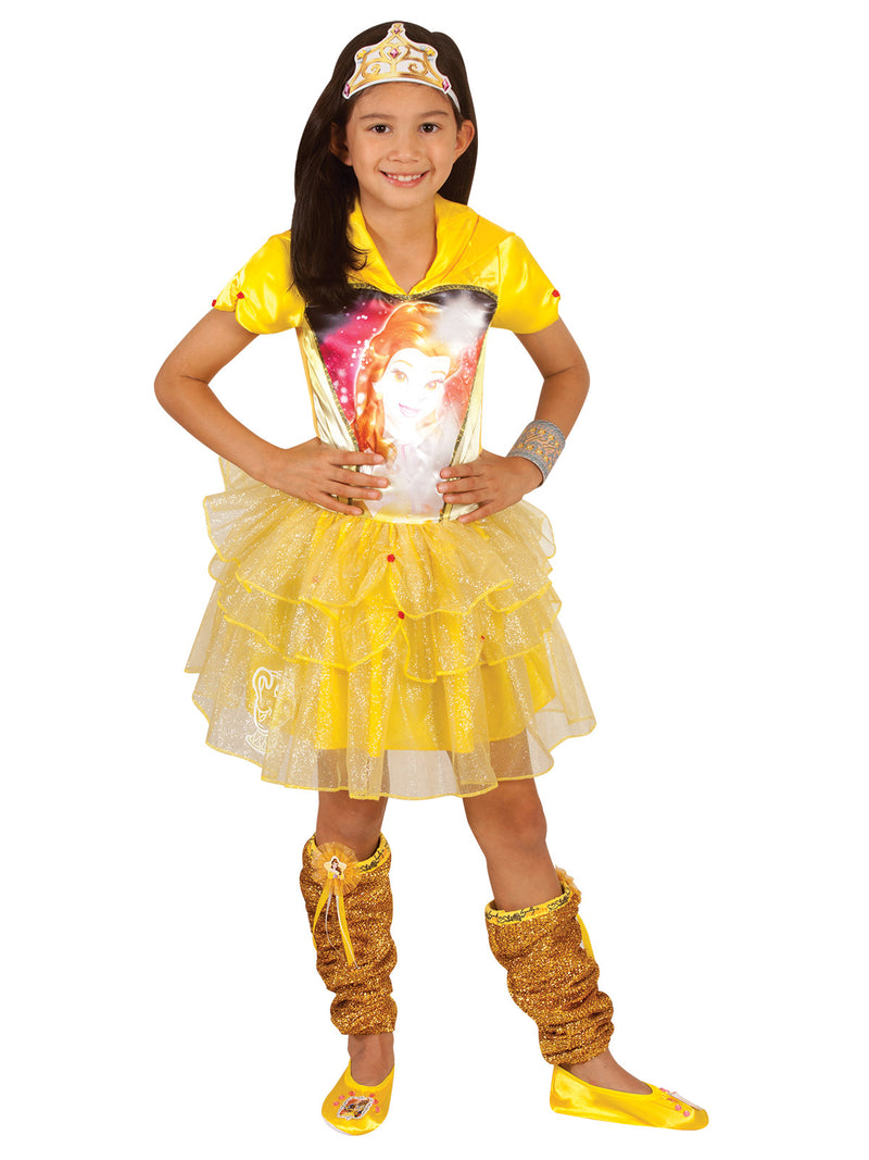 Belle Fabric Tiara Girls Yellow -2