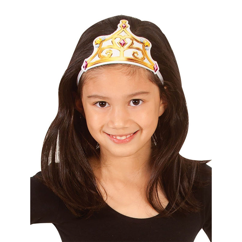 Belle Fabric Tiara Girls Yellow -1