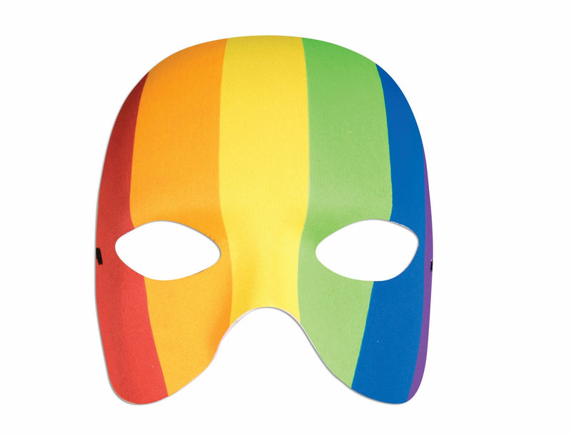 Half Mask - Rainbow - Adult