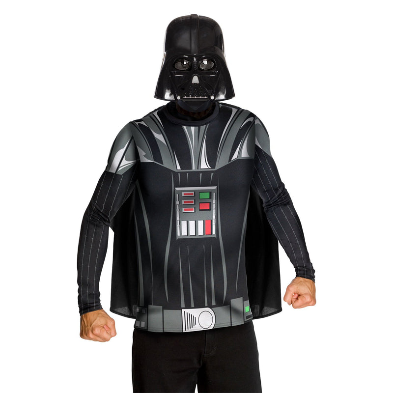 Darth Vader Dress Ups: Classic Long Sleeve Tops Mens