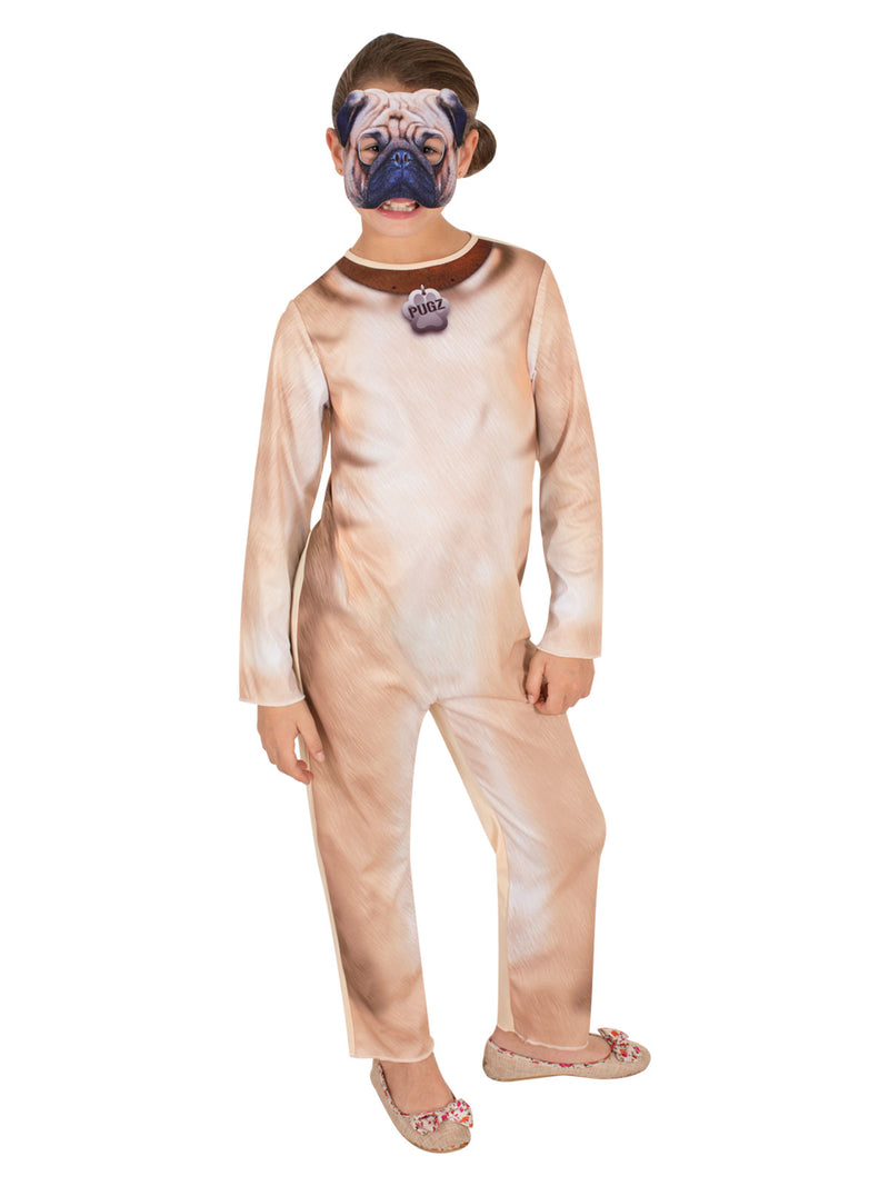 Pug Dog Costume Child Unisex -2