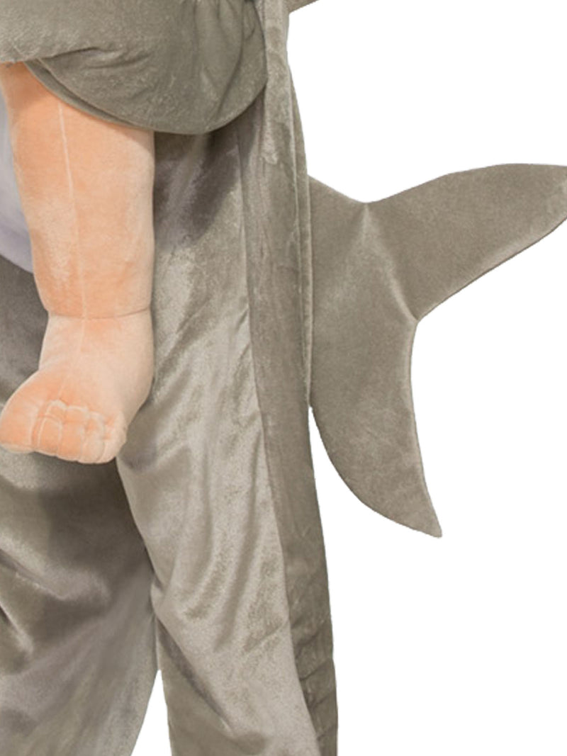 Shark Piggy Back Costume Adult Unisex -3