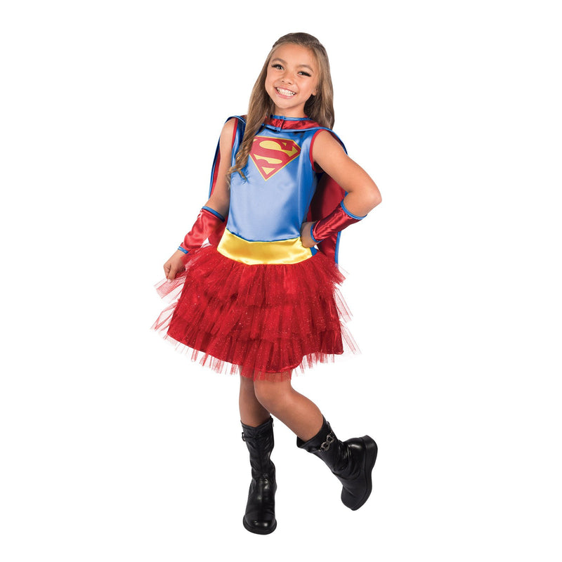 Supergirl Tutu Dress Child Girls -1