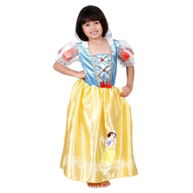 Snow White Ornate Classic Costume Child Unisex Yellow