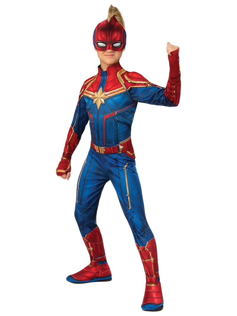 Captain Marvel Classic Hero Suit Child Girls -3