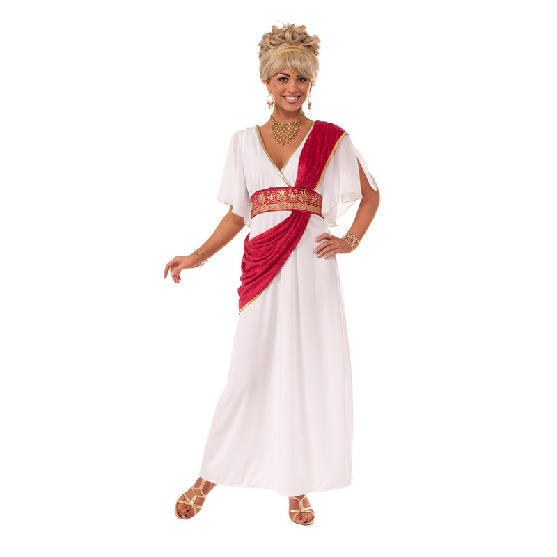 Roman Empress Costume Womens White