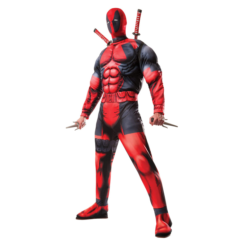 Deadpool Deluxe Costume Adult Mens -1