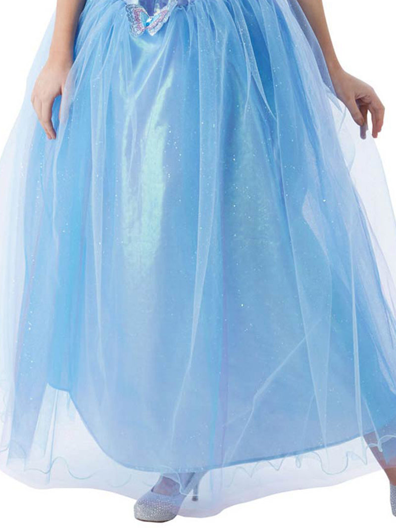 Cinderella Live Action Costume Womens Blue -3