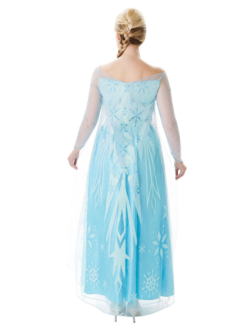 Elsa Deluxe Adult Costume Womens Blue -2