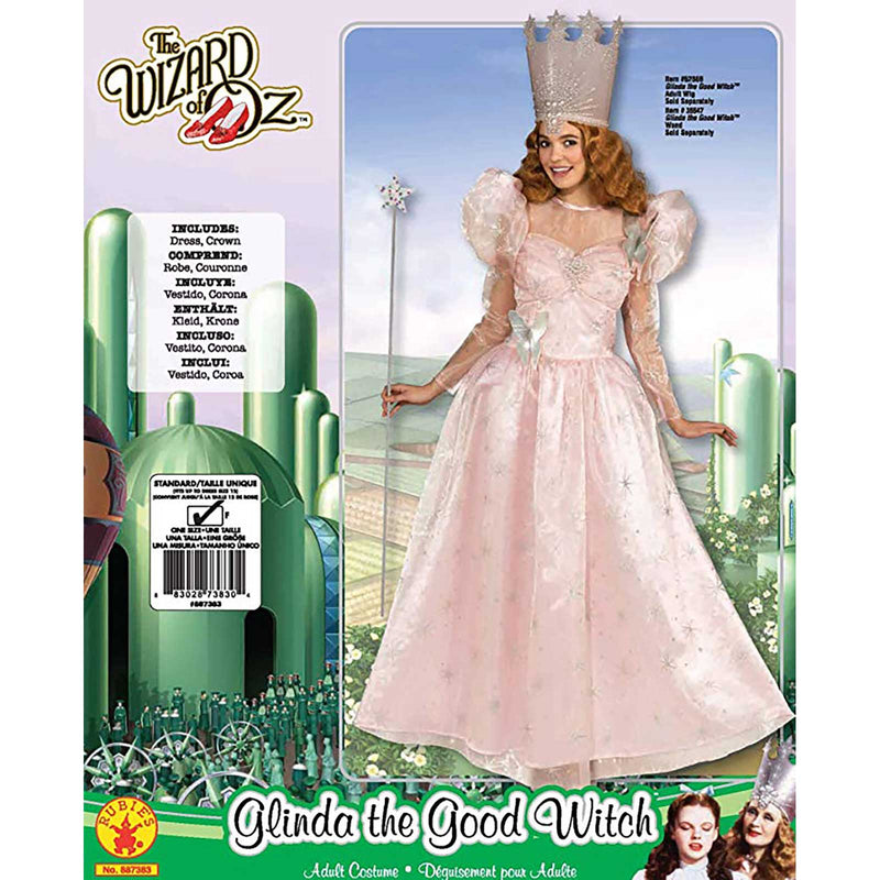Glinda The Good Witch Deluxe Costume Adult Womens -4