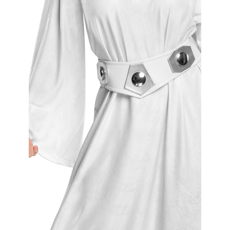 Princess Leia Deluxe Costume Womens White -3