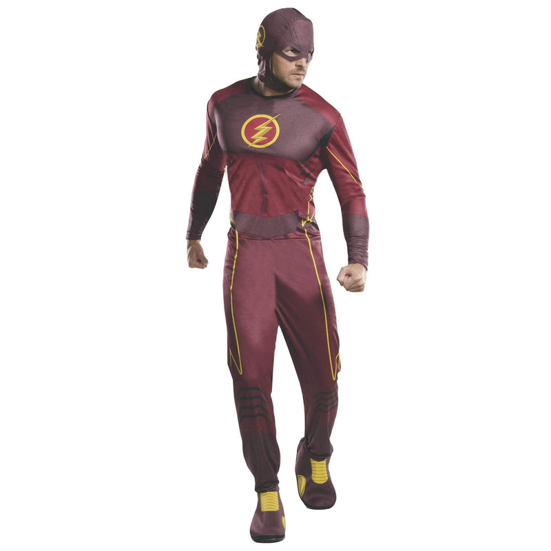The Flash Costume Adult Mens Red -1