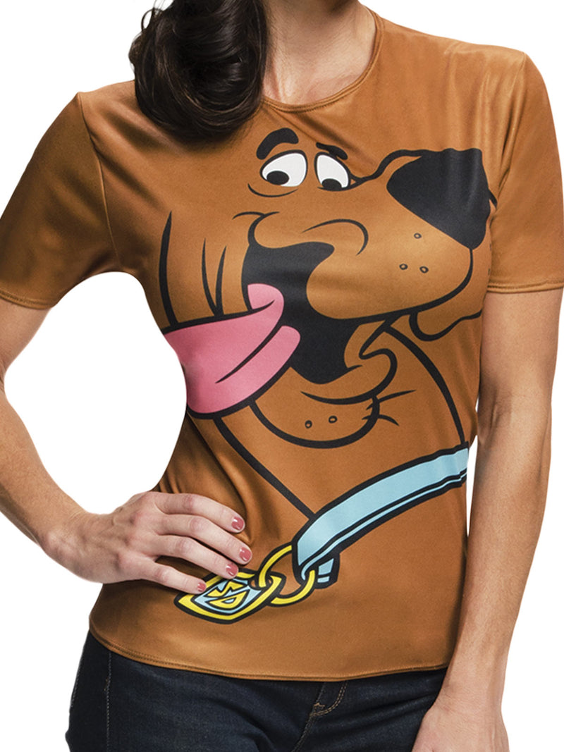Scooby Costume Top Mens Brown -3