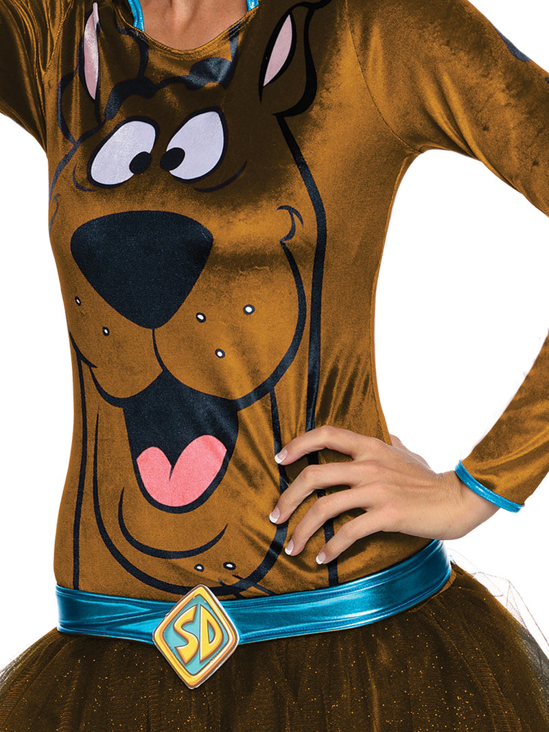 Scooby Female Costume Womens Brown -3