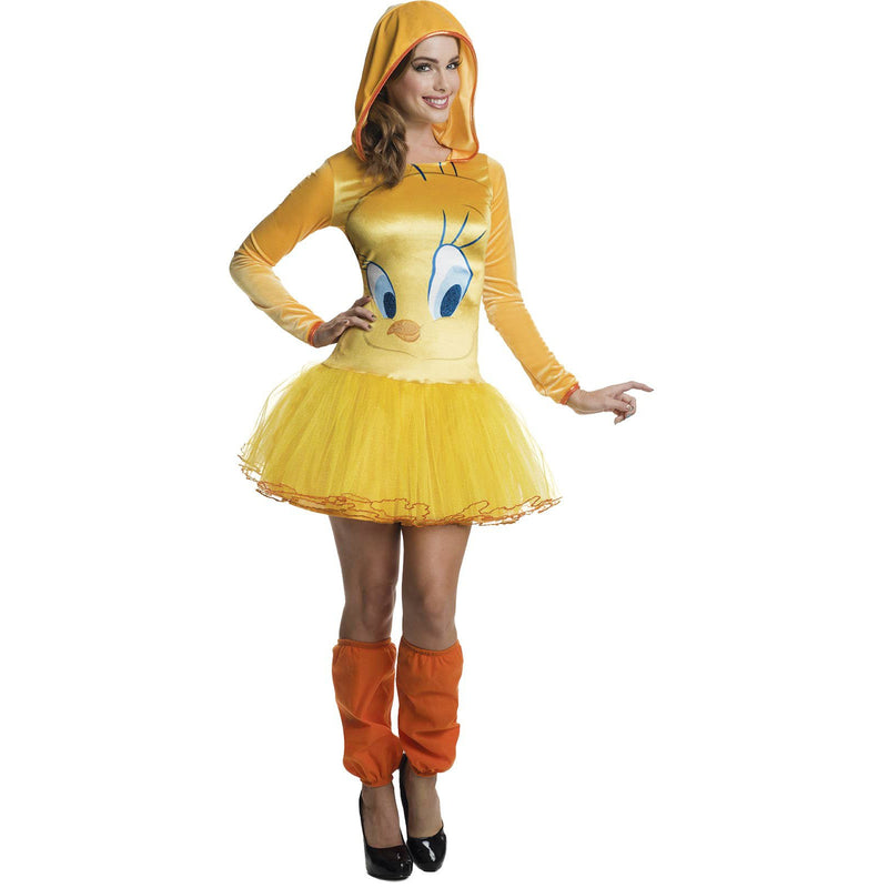 Tweety Hooded Tutu Dress Womens Yellow -6