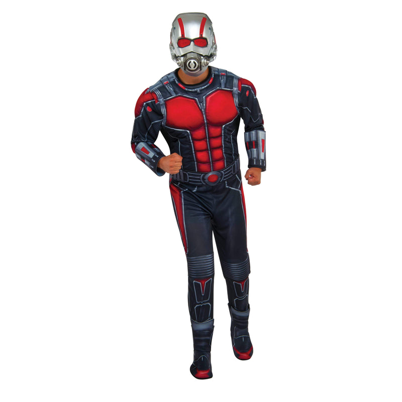 Ant Man Deluxe Costume Adult Mens Red -1