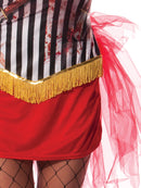 Knife Throwers Assistant Costume Womens Red -3