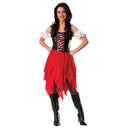 Pirate Female Costume Adult Mens Red -1
