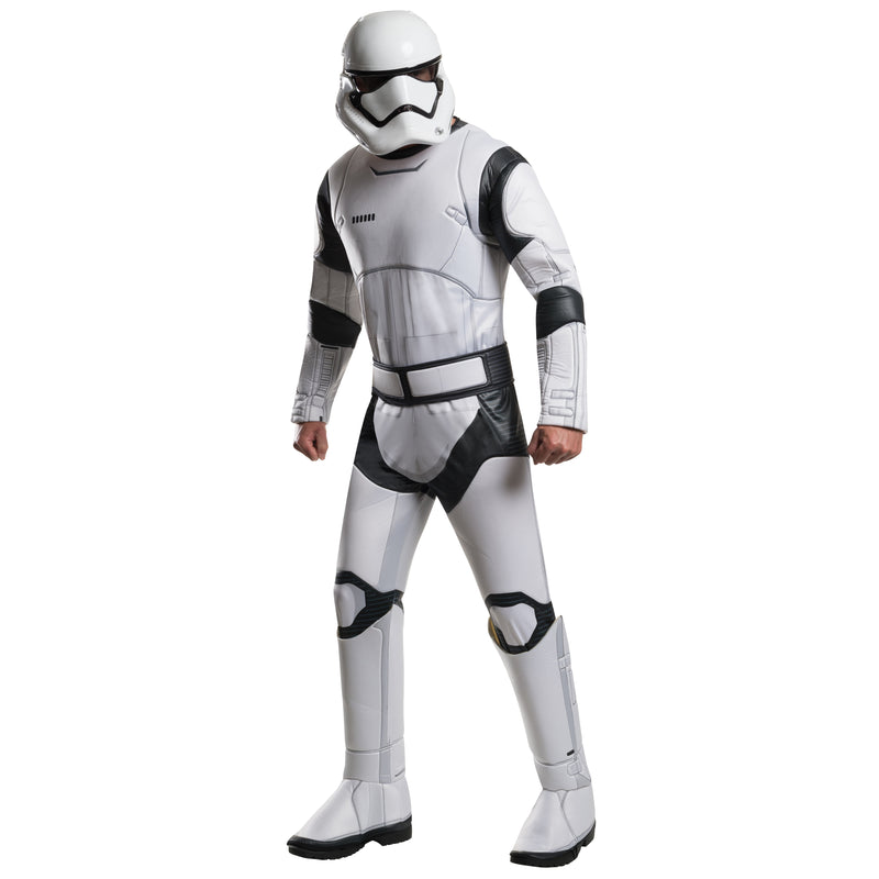 Stormtrooper Deluxe Costume Adult Mens White -1