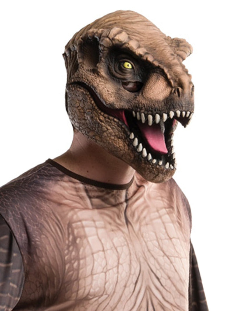 T Rex Deluxe Adult Costume Unisex Brown