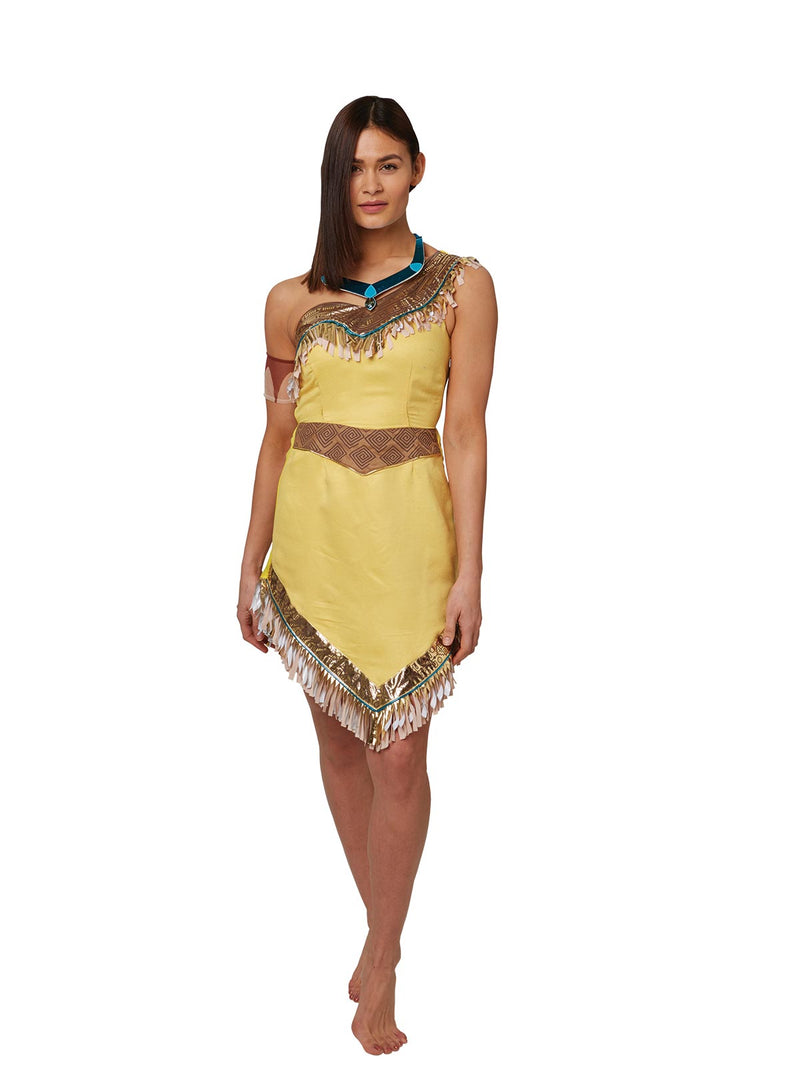 Pocahontas Adult Womens Yellow -4