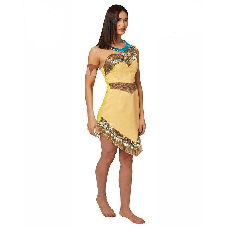 Pocahontas Adult Womens Yellow -6
