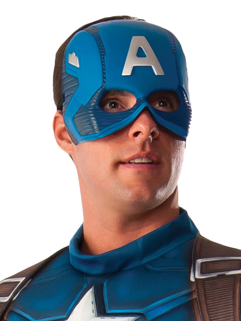 Captain America Deluxe Costume Adult Mens -2