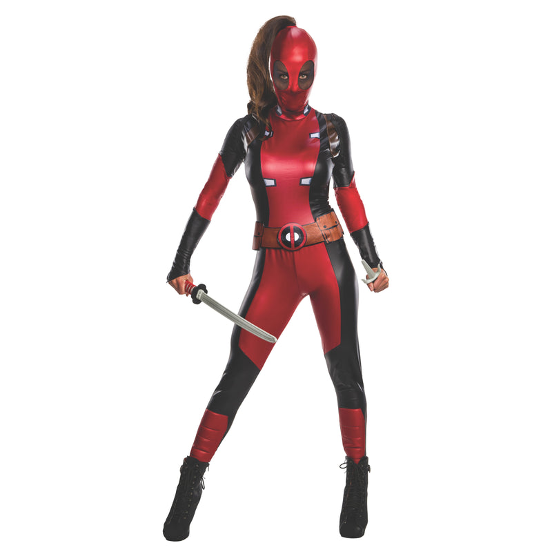 Deadpool Secret Wishes Costume Adult Womens Red