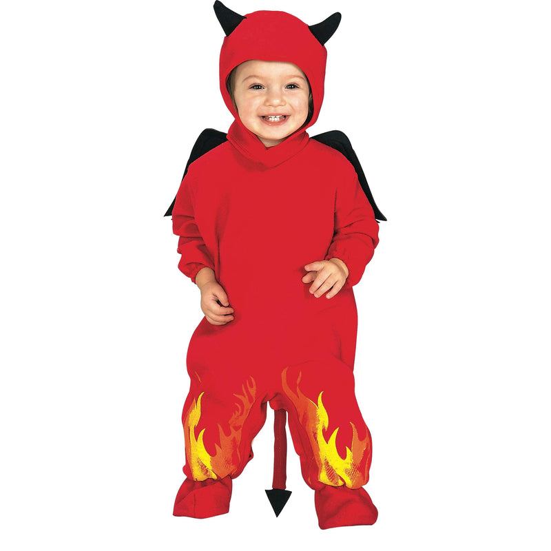 Little Devil Costume Child Unisex Red -1