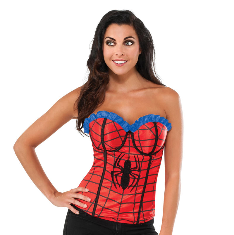 Spider Girl Classic Corset Adult Unisex Red