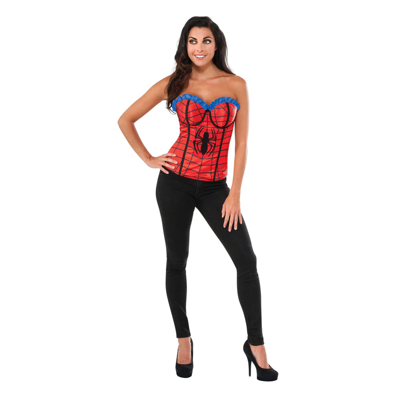 Spider Girl Classic Corset Adult Unisex Red