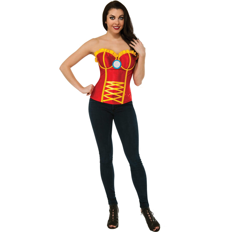 Iron Rescue Corset Adult Unisex Red